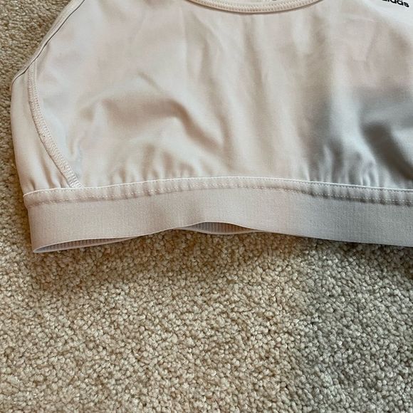 Adidas GU5252 Women's White Training Entrenamiento Workout Bra size S - Picture 3 of 7